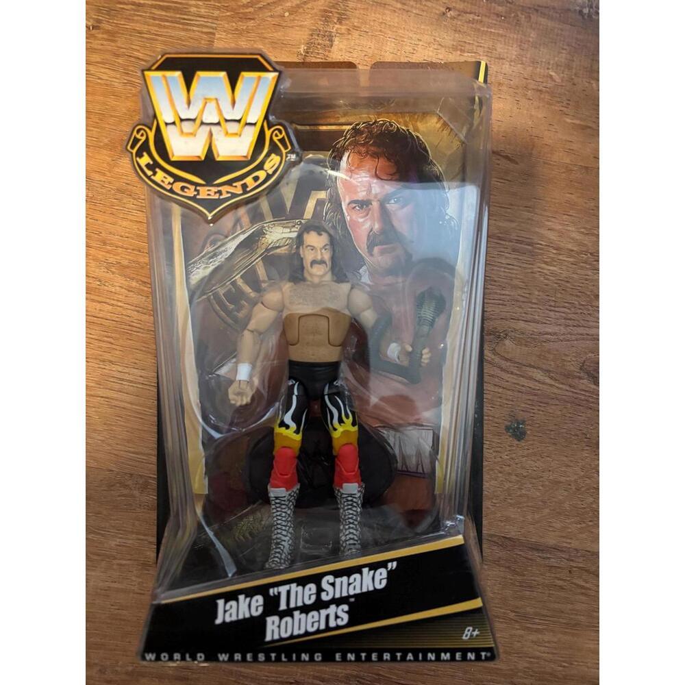 WWE Elite Legends Series 2 Jake The Snake Robert’s Action Figure NIB